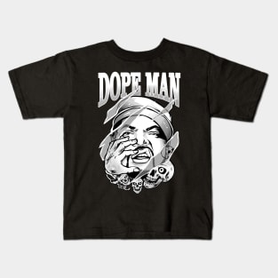 Dope Man B&W Kids T-Shirt